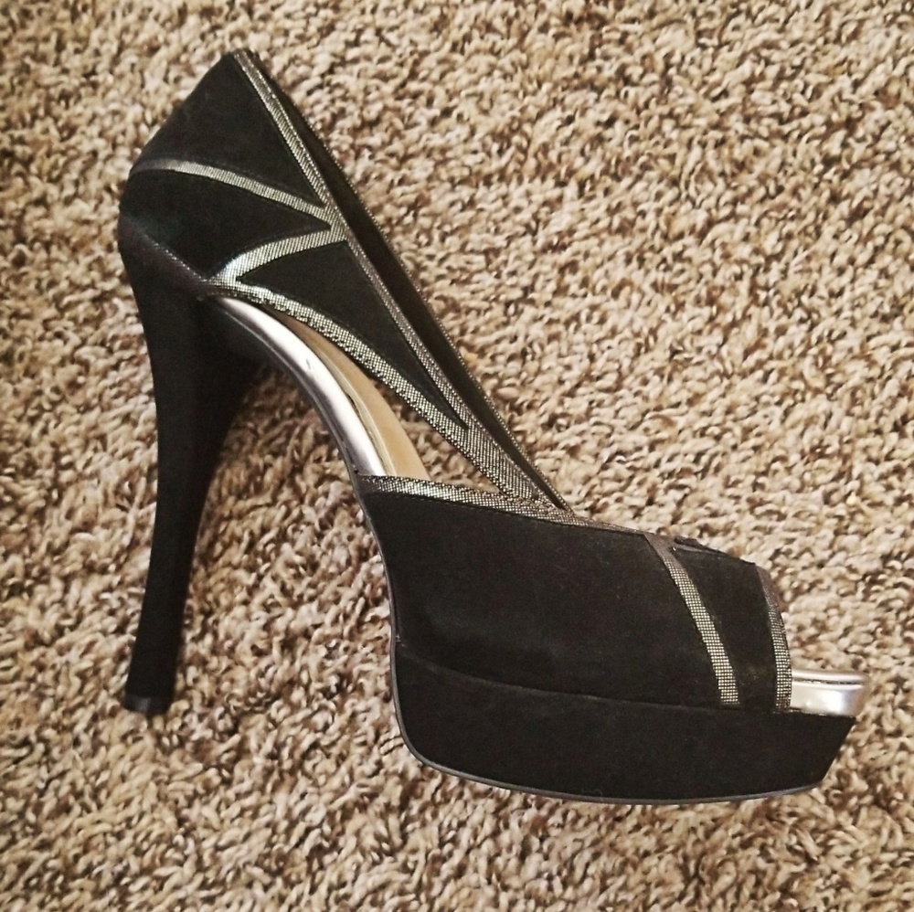 High Heeled open toe Size 10